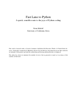 Fast Lane to Python.pdf